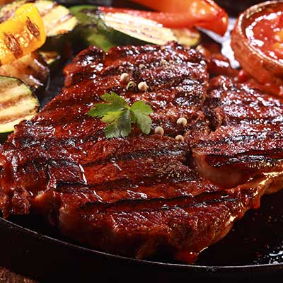 marinated steak